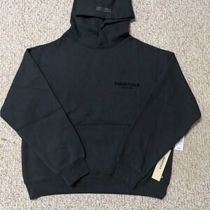 Essentials black Hoodie size xs